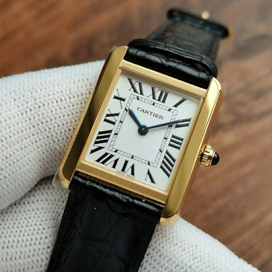 CARTIER TANK LOUIS QUARTZ GOLD CASE