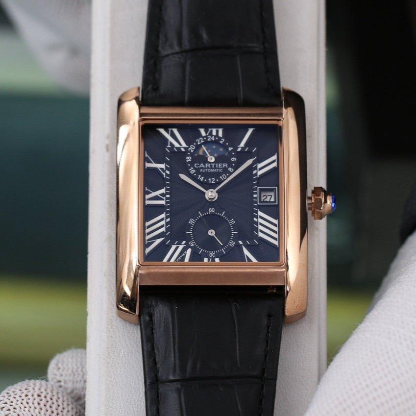 CARTIER TANK MC SECOND TIME MOONPHASE