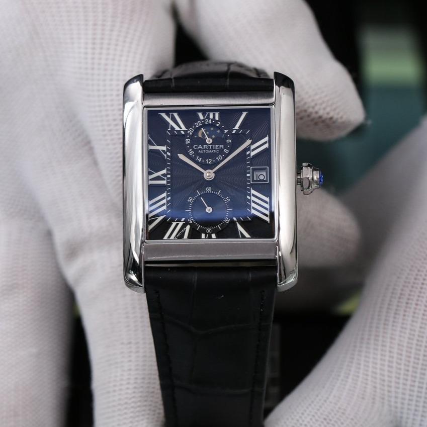 CARTIER TANK MC SECOND TIME MOONPHASE