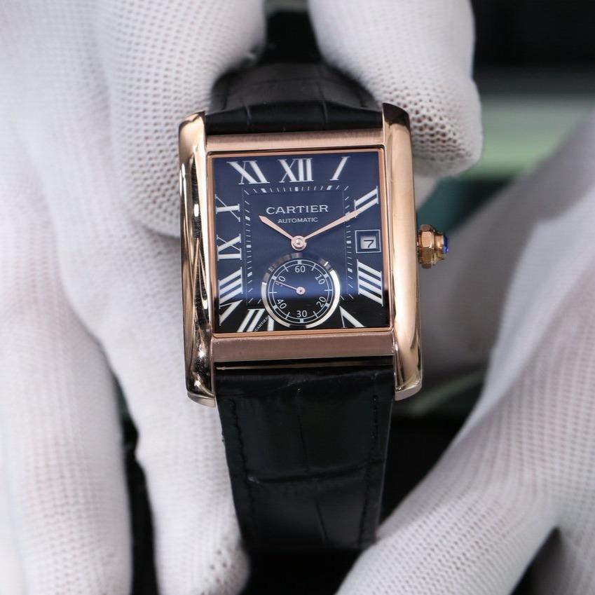 CARTIER TANK MC DATE SECOND TIME