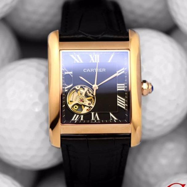 CARTIER TANK MC TOURBILLON GOLD LIMITED EDITION