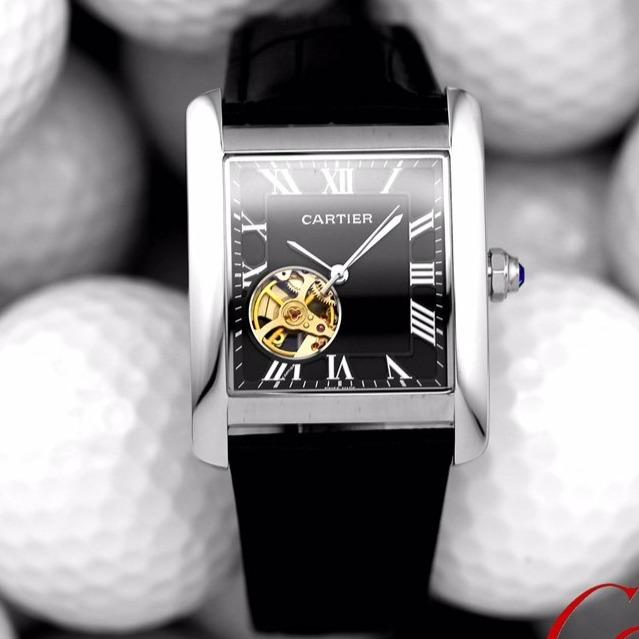 CARTIER TANK MC TOURBILLON STEEL LIMITED EDITION