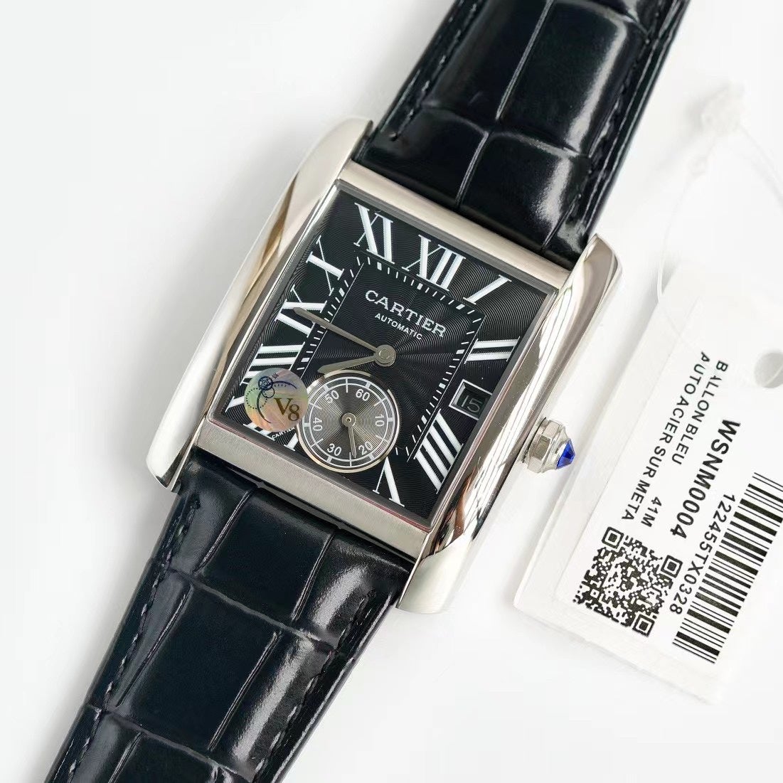 CARTIER TANK MC LADIES SECOND TIME STEEL CASE
