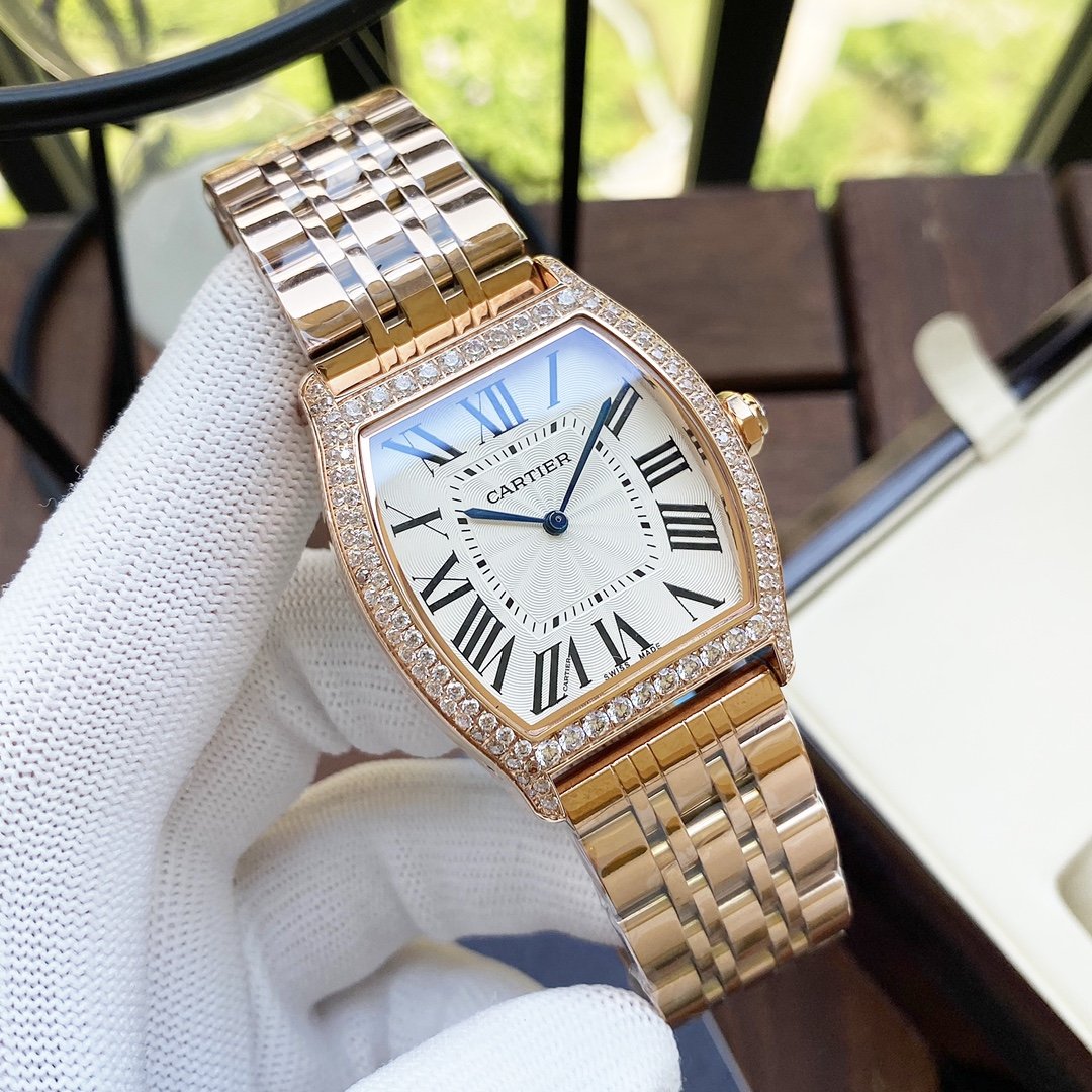 CARTIER TORTUE 40MM STEEL BRACELET