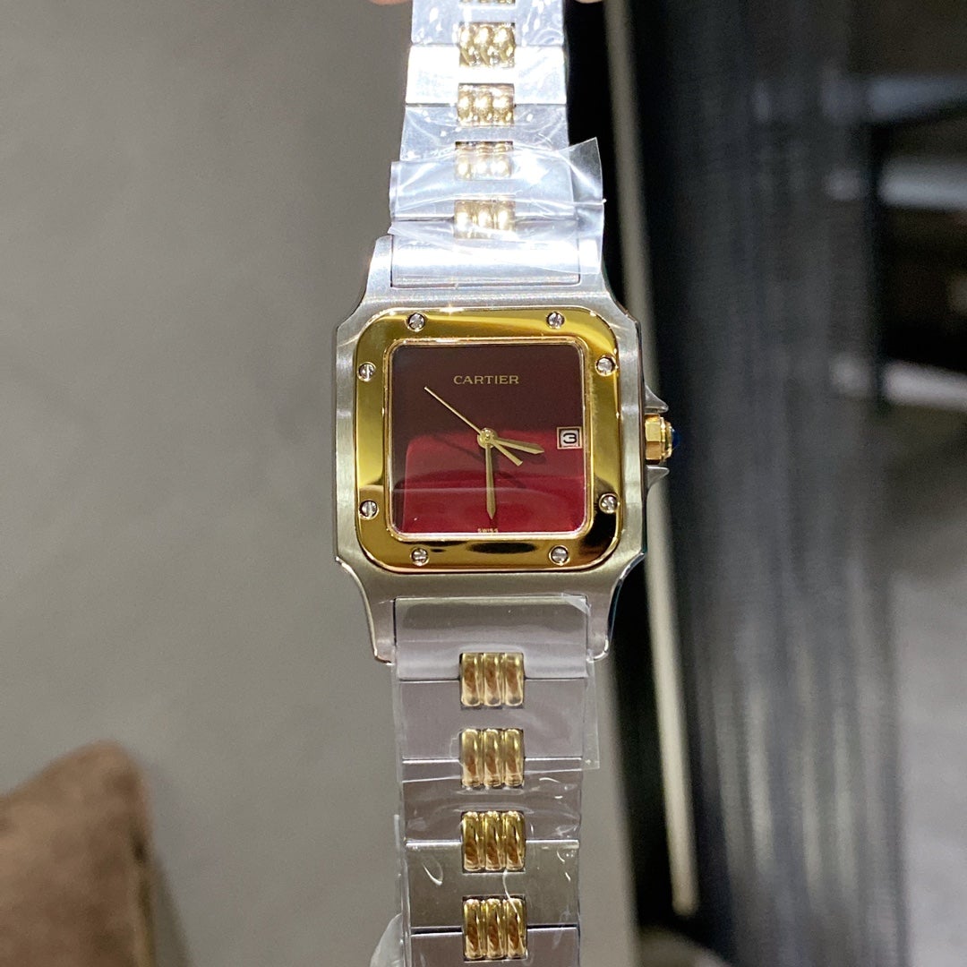 CARTIER SANTOS LADIES GALBEE 32MM TWO TONE