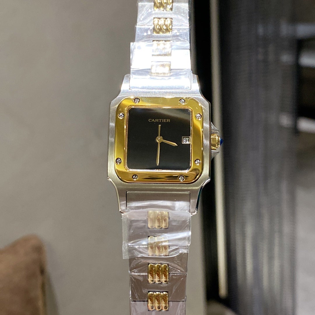 CARTIER SANTOS LADIES GALBEE 32MM TWO TONE