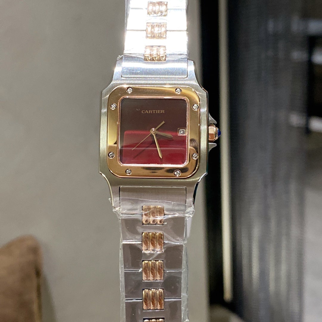 CARTIER SANTOS LADIES GALBEE 32MM TWO TONE