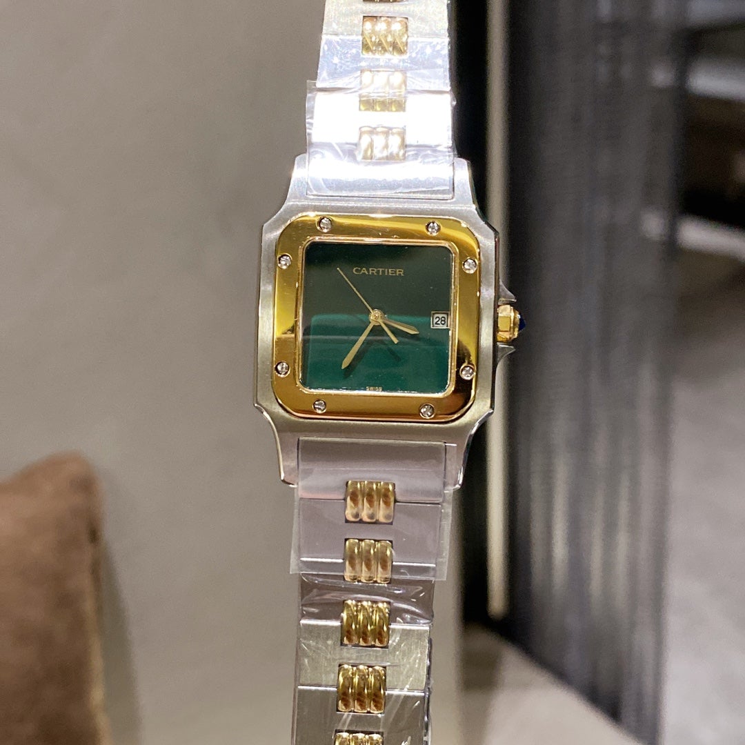 CARTIER SANTOS LADIES GALBEE 32MM TWO TONE